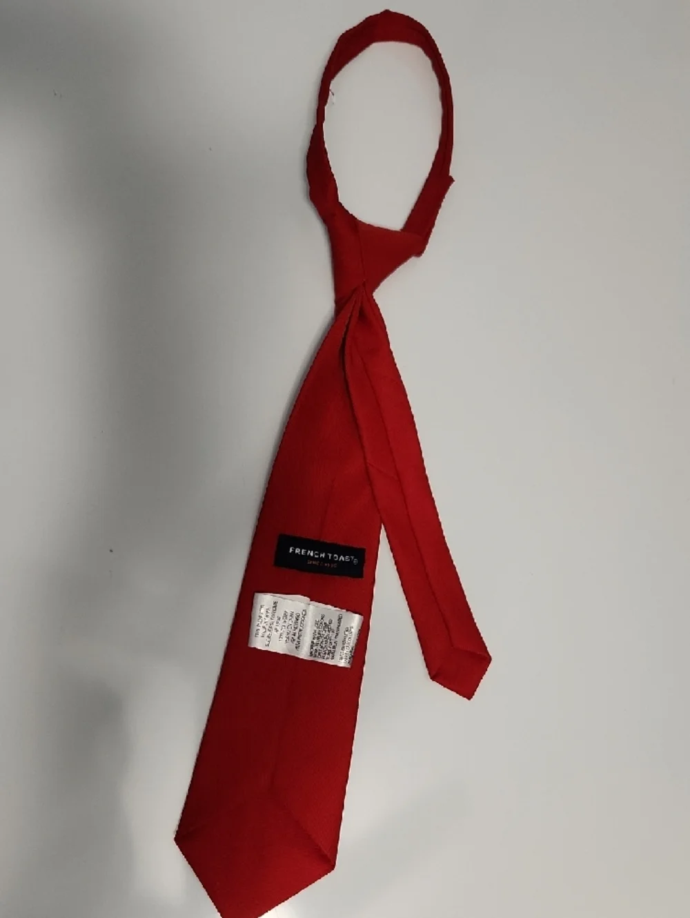 French Toast Solid Red Boys' Necktie